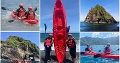 宜蘭｜東澳灣獨木舟：划海上獨木舟勇闖中央山脈起點，拜訪烏岩角、無人沙灘、東澳海蝕洞