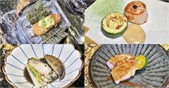 台北中山｜魚貫鐵板燒：無菜單鐵板懷石料理！16道料理大滿足，龍蝦和牛干貝都吃得到