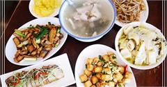 苗栗｜福樂麵店：人氣老字號客家料理！大推鹹豬肉和私房豆腐