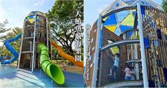 屏東｜大鮪魚航海樂園－東港兒童公園：小朋友動起來！11公尺闖關高塔X溜滑梯超壯觀