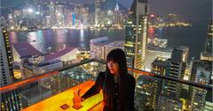 香港｜Eyebar：絕美高空露天酒吧，俯瞰維多利亞港景燈火斑斕，聽音樂享受微醺夜晚