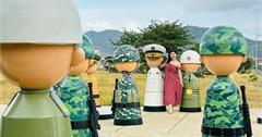 屏東｜棋開得勝戰車公園：全台第一座軍事公園，超巨大棋盤、多款Q版阿兵哥公仔萌炸了
