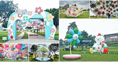 新北大都會公園｜花開水岸•春日藝遊：藝術家打造奇幻藝花園，豐富裝置藝術如徜徉異世界