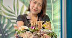 桃園｜參好鍋物廚房：楊梅最美鍋物店～以為是在網美咖啡廳用餐，現在還有蔬食自助吧！