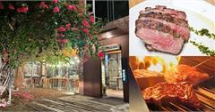 台中｜FORE Restaurant柴燒牛排：在絕美紅磚玻璃屋裡，享用柴燒牛排的純粹美味，台中約會餐廳推薦