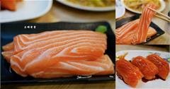 台北｜三味食堂：外國觀光客也超愛！超人氣一整條鮭魚肚生魚片、巨無霸鮭魚握壽司