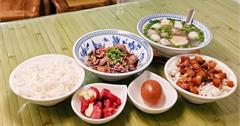 台南｜森mori：道地銅板小吃帶你回到兒時老家，嚐一嚐阿嬤的阿嬤肉燥飯、招牌魚丸湯