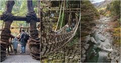 日本｜祖谷藤蔓橋：日本三大奇橋之一，少見使用藤蔓編織搭建吊橋，壯麗美景值得一遊！