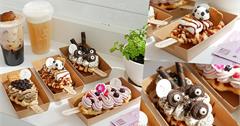 嘉義｜Imoment Café享當下：熊貓、三眼怪可頌鬆餅超療癒！可愛到讓手機先吃，近嘉義美術館