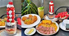 台中｜春三朝午：人氣早午餐名店，期間限定～整棟草莓透天厝堆高高，料好實在超有誠意！