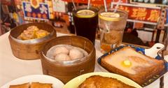 新竹｜東門旺角－香港大排檔：在市場吃道地港式飲茶，爆漿西多士鹹甜恰到好處