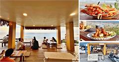 蘭嶼旅人：海景第一排網美餐廳！必吃爆漿蝦堡，邊享用美食邊賞無敵夕陽