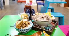 台南西市場特色小吃：久淬食堂，必點日式讚岐烏龍麵套餐超飽足！
