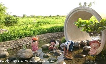 ■屏東■潮州，【林後四林平地森林園區】二峰圳體驗兒時戲水樂趣。