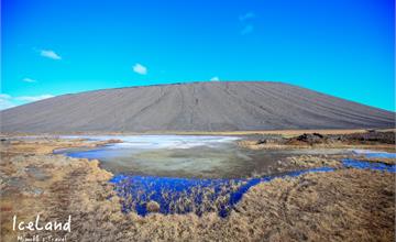 【冰島米湖】Hverfjall 惠爾火山：2500年前的巨型偽火山口，外星球散步去