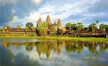 《柬埔寨》小吳哥Angkor Wat世界七大奇景!倒影、日出、夕陽拍照都很漂亮!