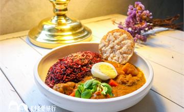 宜蘭輕食｜粮心有點菜x神農青舍，當季友善食材的美味咖哩飯和驚喜霜淇淋