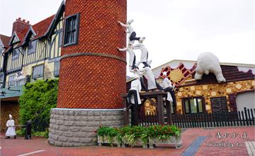 《北海道札幌》白色戀人公園觀光工廠：白色戀人餅乾DIY，好像來到歐洲的童話小鎮好拍好玩!