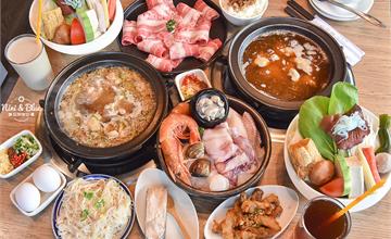 石研室石頭火鍋｜台中勤美草悟道美食，推薦油蔥酥雞腿排鍋、啤酒麻油雞