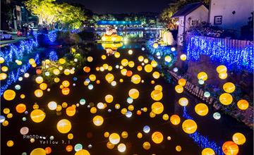 台南鹽水｜隨著光的軌跡，在月港邊漫步呼吸－2019月津港燈節