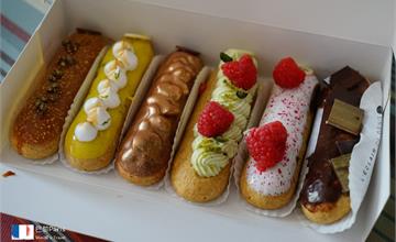 【巴黎必吃天才閃電泡芙】 L`Éclair de Génie 拉法葉門市,超人氣巴黎閃電泡芙名店