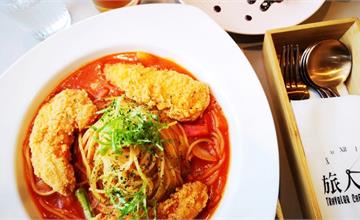 桃園│旅人咖啡館，桃園火車站不限時下午茶餐廳