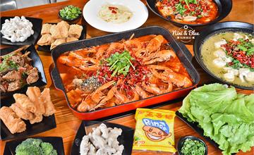 漁知香木桶魚｜台中逢甲夜市美食，花椒味濃香麻的木桶魚、麻辣烤魚小龍蝦、個人份麻辣水煮牛