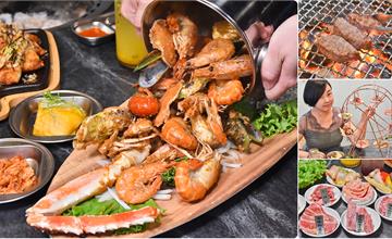 龍門馬場洞燒肉專賣店 |台中北屯區燒肉，適合約會的浪漫摩天輪燒肉與令人吮指回味超值海鮮桶