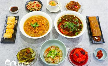 宜蘭│拾松，西魯肉糕渣芋泥牛肉麵麵疙瘩！單點就能品嘗宜蘭傳統辦桌菜