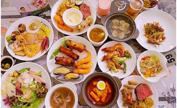 台中吃到飽 | 新天地樂食自助百匯–近百道料理、甜點、生啤無限享用，還有期間限定潮創中菜！！