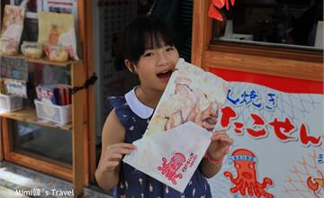 沖繩│丸燒章魚仙貝沖縄本店:來自神奈川!國際通現烤好吃巨大章魚煎餅、蝦煎餅