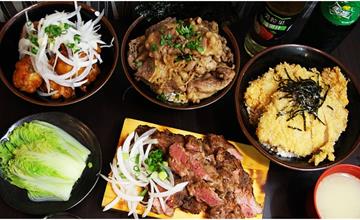  彰化｜川牛木石亭 X 川牛ろぐ亭 超大份量的平價丼飯 邪惡的深夜食堂 