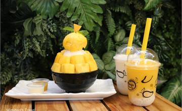 泰國清邁│Mango Mania:塔佩門前芒果冰專賣店!超消暑芒果冰沙&芒果糯米飯