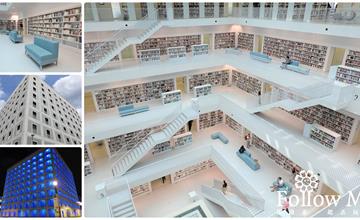 德國｜全世界最美圖書館之一，斯圖加特市立圖書館Stadtbibliothek，全面啟動真實版