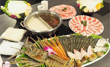 高雄｜舞古賀鍋物專門店天祥店，超浮誇痛風蝦爆海陸餐，打卡再送黑羽土雞肉盤（附菜單價位）