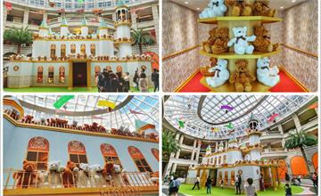 台北｜2019寶麗廣場BELLAVITA，泰迪熊城堡 BEAR KINGDOM，聖誕熱門打卡景點，板南線市政府站上百隻熊熊免費拍！