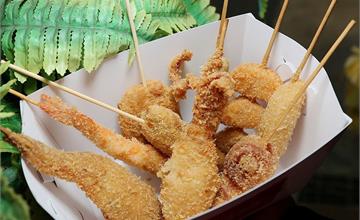 台南｜福吉串炸，來幾串日式串炸當宵夜吧！源自大阪文化的日本串炸，台南也吃的到～