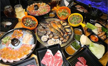 台南｜療癒系燒肉，Scream 尖叫精緻炭火燒肉，一秒置身水族館，台南最狂水道蝦！現撈現烤泰國蝦、海鮮燒肉、鐵板燒吃到飽