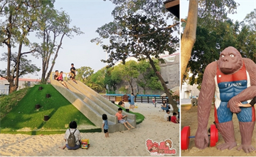 台南體育公園回來了，台南最新沙坑親子公園在這～