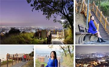 台中霧峰｜林家花園12景之一：望月峰獻堂登山步道、阿罩霧山，欣賞夕陽璀璨夜景！
