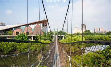 高雄｜中都濕地公園，隱身在都市裡的濕地，這裡也有一個龍貓小隧道