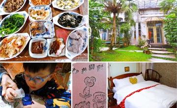 宜蘭民宿｜光與影SPA民宿，品嚐在地食材美味早餐、手工皂DIY教學、香草花園享受自然生態～