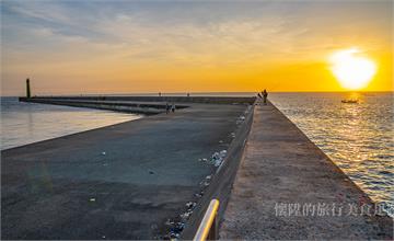 台南安平｜走到海中看夕陽！最接近深海的堤防秘境：安平新北堤