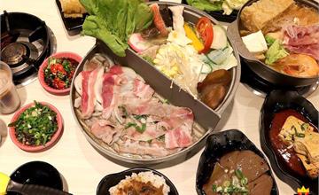 台南｜六扇門時尚湯鍋，一鍋一烤、限量古早味豬油拌飯，用餐時段必客滿