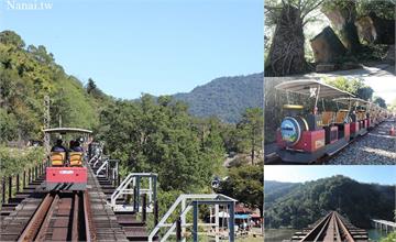 苗栗三義｜舊山線鐵道自行車C路線！乘著紅色小火車空中漫遊，進入神隱少女的迷人隧道