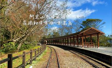 嘉義丨小火車一年只停靠一次的秘境車站：對高岳車站，享受阿里山的冬日風情！
