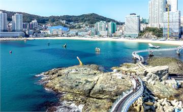 韓國｜松島海水浴場송도해수욕장，韓國最長海岸天空步道與第一條海上纜車