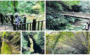 新竹峨眉｜水濂橋步道：水濂洞梵音寺，獅頭山最大天然岩洞！享受一線天與青山綠水森林浴