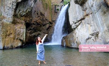 南投仁愛｜新景點：夢谷瀑布，絕對私房！漫步森林小溪，夢幻仙境瀑布超美～