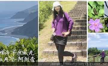 屏東｜旭海草原遊樂區： 遠眺優美弧線「牡丹灣」